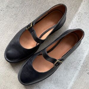 Madewell Black Mary Jane Loafers